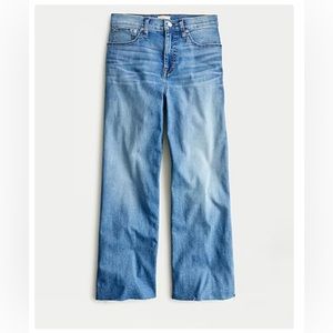 tall slim wide leg JCrew jeans in french blue 30T